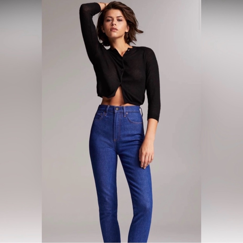 Denim Forum Anjelica High Rise Slim Size 27